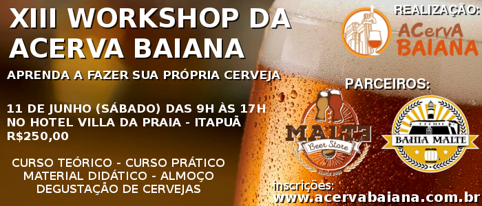 XIII Workshop da ACervA Baiana